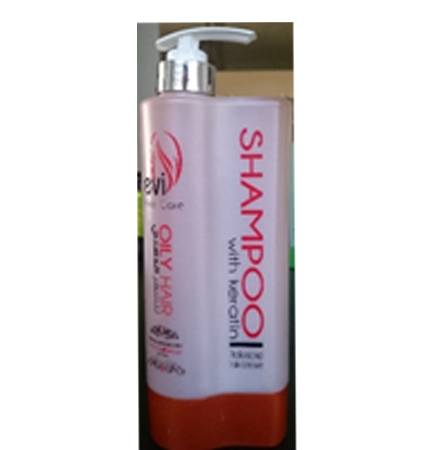 EVI shampoo with keratin for oily hair